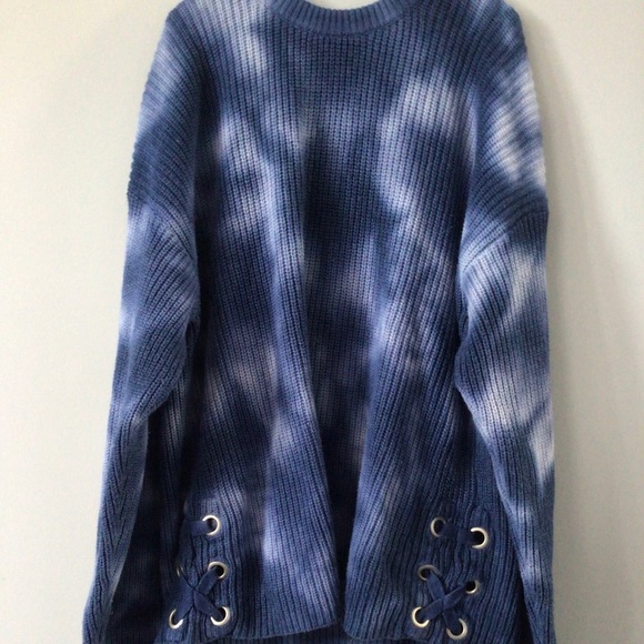 Justice Girls Blue Ombré Sweater knit size 18/20 - Picture 2 of 4